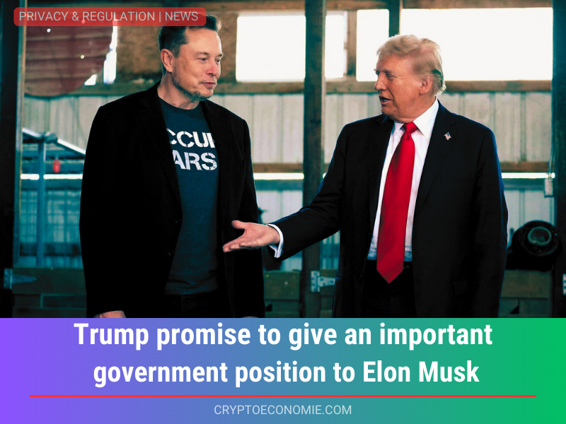 Trump promise to give an important government position to Elon Musk