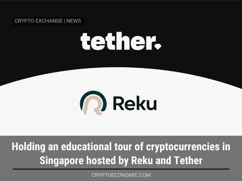 Holding an educational tour of cryptocurrencies in Singapore hosted by Reku and Tether