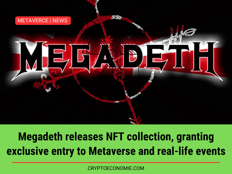 Megadeth releases NFT collection, granting exclusive entry to Metaverse and real-life events.