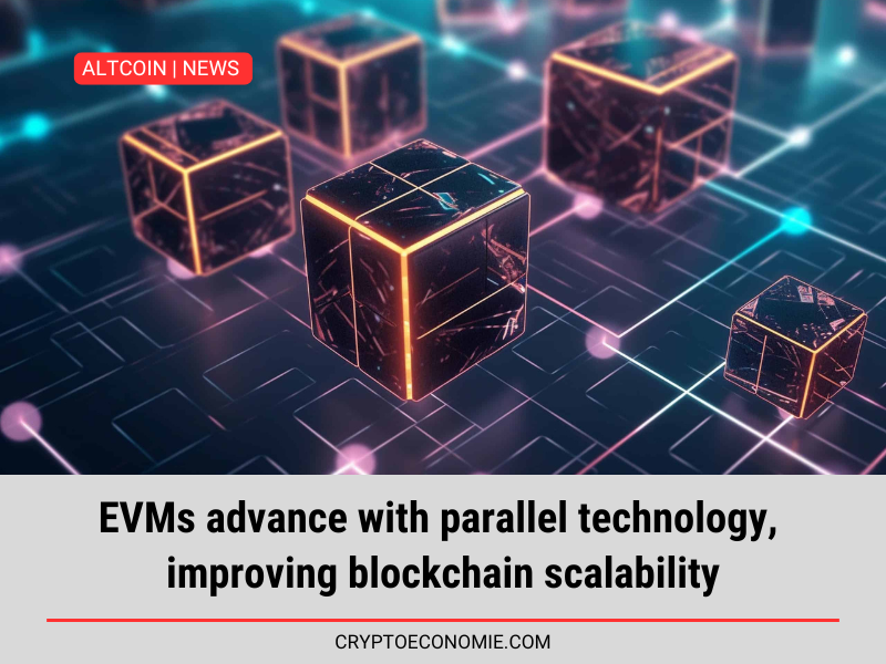 EVMs are advancing with parallelized technology, providing improved blockchain scalability, faster transaction speeds, and more cost-effective fees.