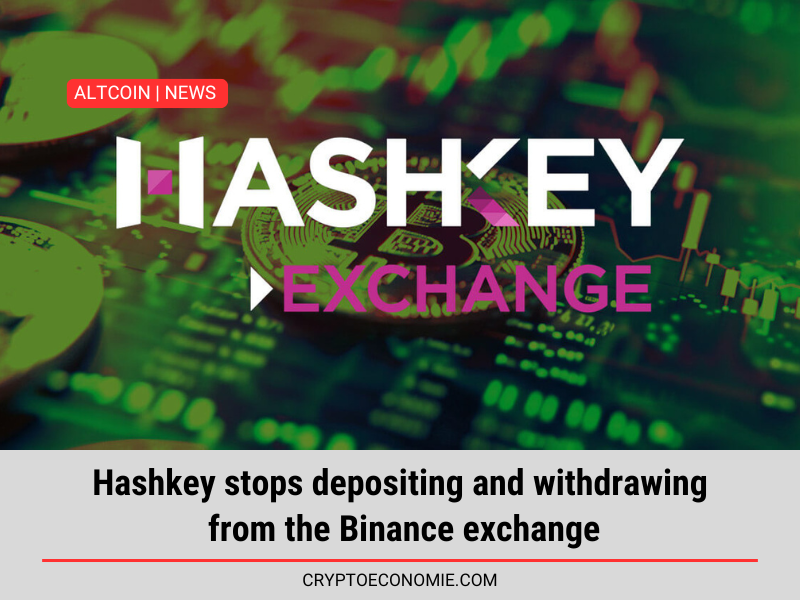 Hashkey stops depositing and withdrawing from the Binance exchange!